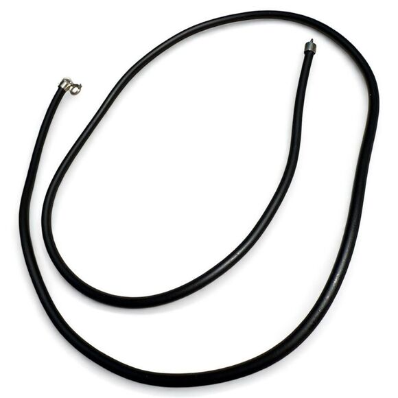 23" Black Cord Necklace - Unisex | 925 Silver
Clasp Minimalist Great for… - Picture 12 of 17